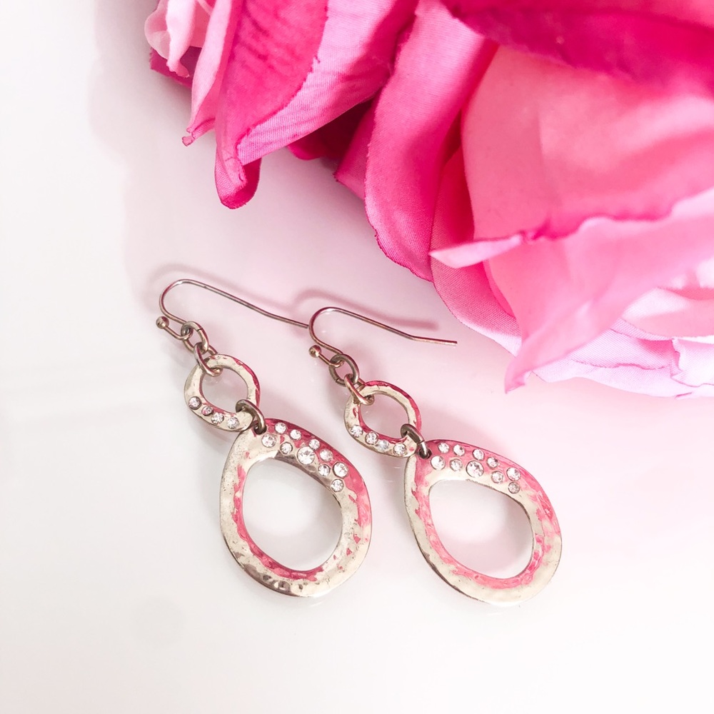 BCBG Gold Embellished Earrings
